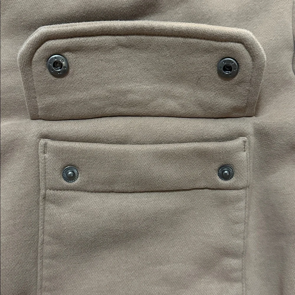 Vuori Restore Button Down Shirt Jacket Size Large Tan Light Brown - Picture 7 of 11